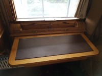 2018-03-06 12.46.32  -->  Writing table with a tiny drawer with all necessities.